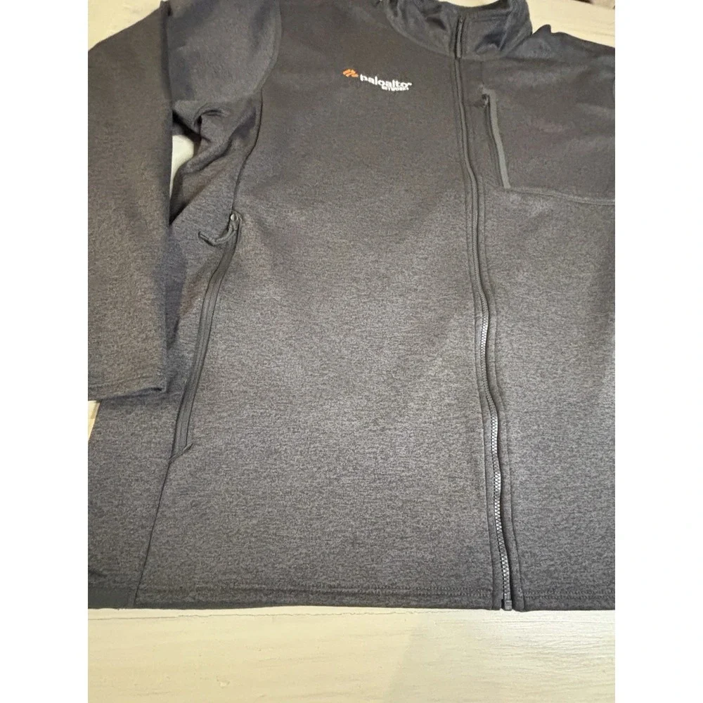 The North Face Jacket Mens 3XL Gray Softshell Full Zip Fleece Lined Outdoor Logo